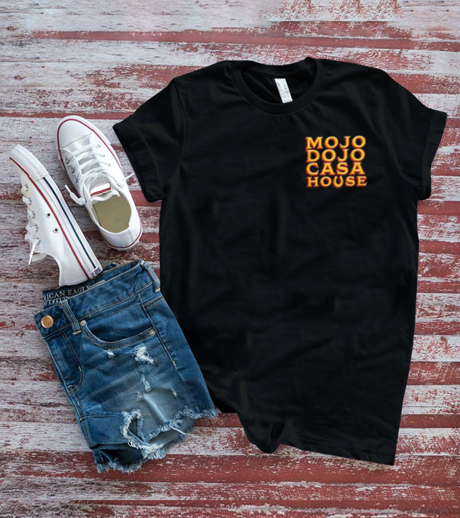 Mojo Dojo Casa House Bold Neon Text T-Shirt