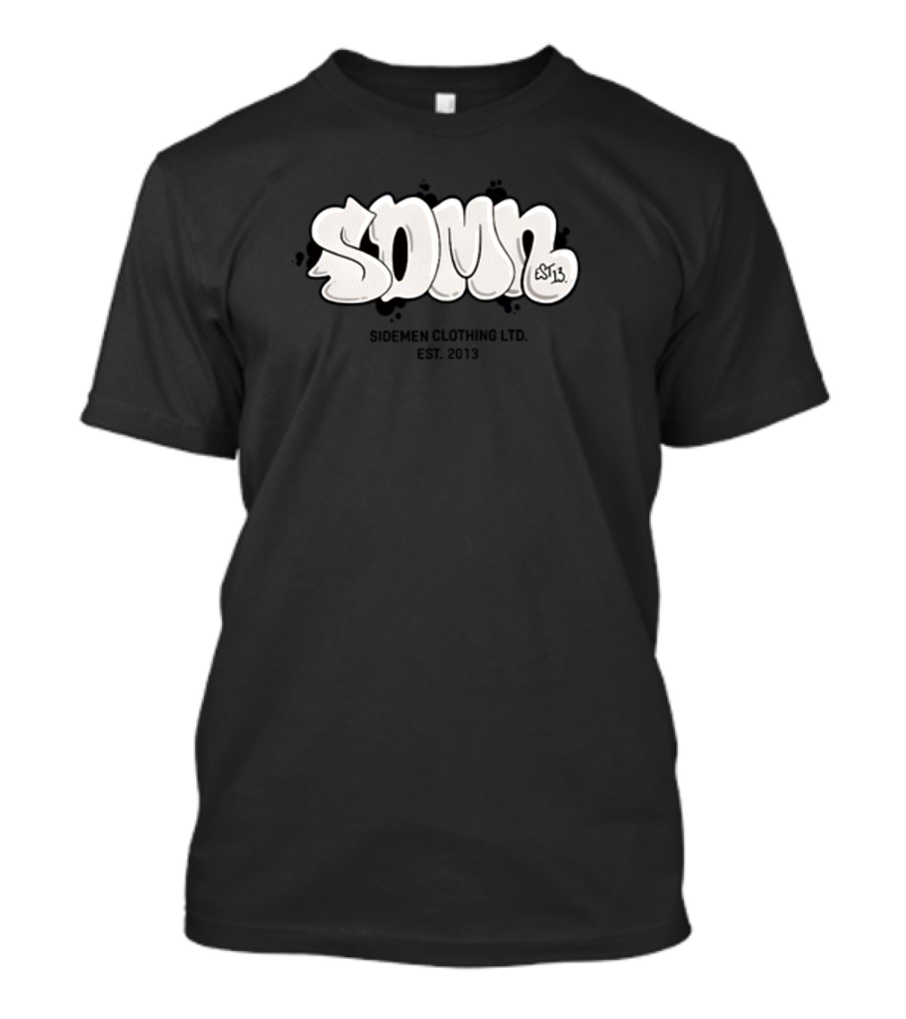 Sidemen SDMN Bubble Graffiti Est. 2013 Clothing Ltd T-Shirt
