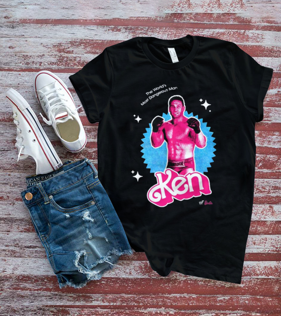 Nostalgiagland Ken The World's Most Dangerous Man Bold Retro Boxing T-Shirt