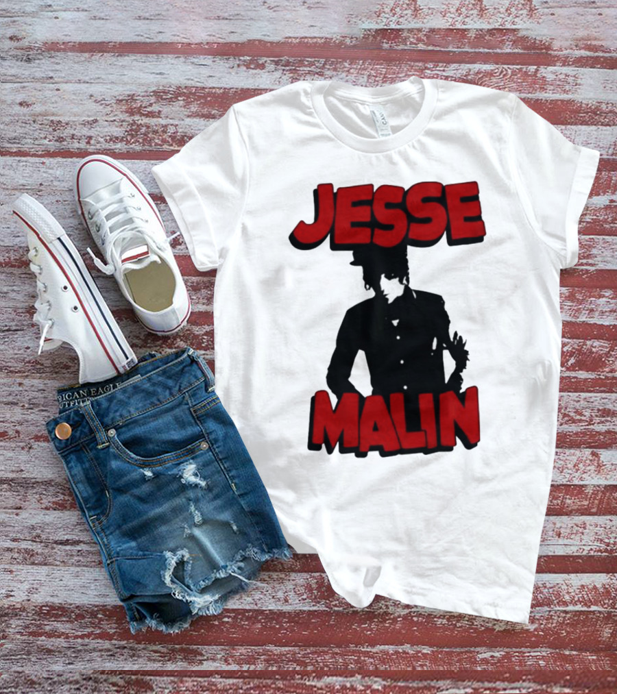 Jesse Malin Bold Red Text T-Shirt