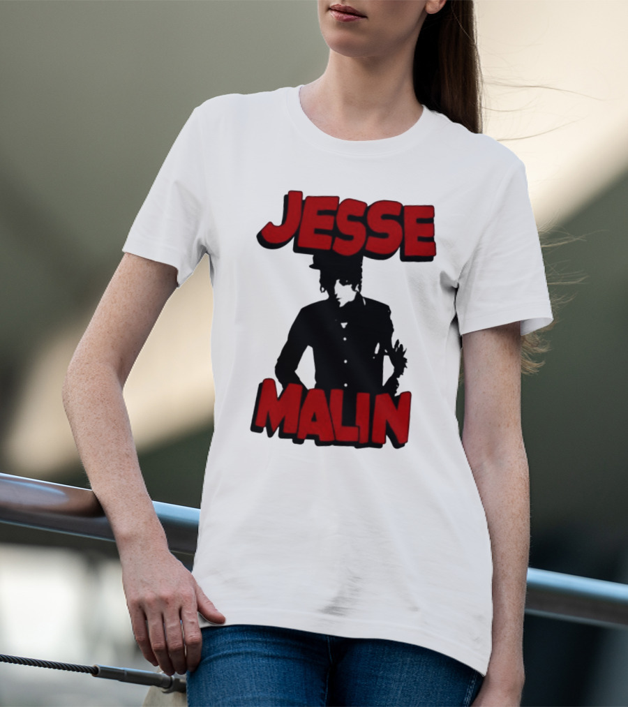 Jesse Malin Bold Red Text T-Shirt