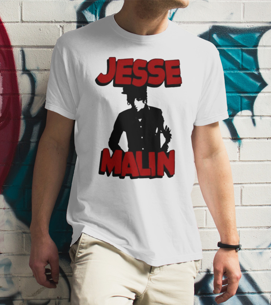 Jesse Malin Bold Red Text T-Shirt
