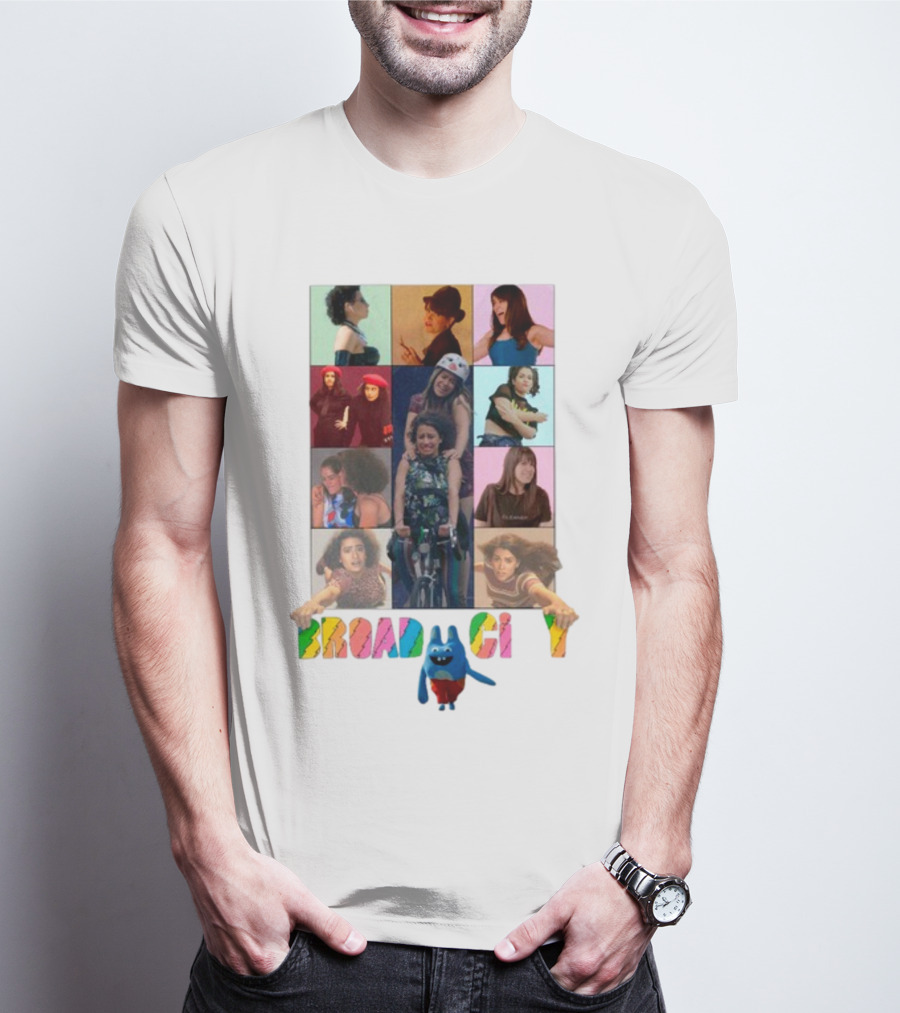 Hateusednames Broad City Collage Eras Tour T-Shirt