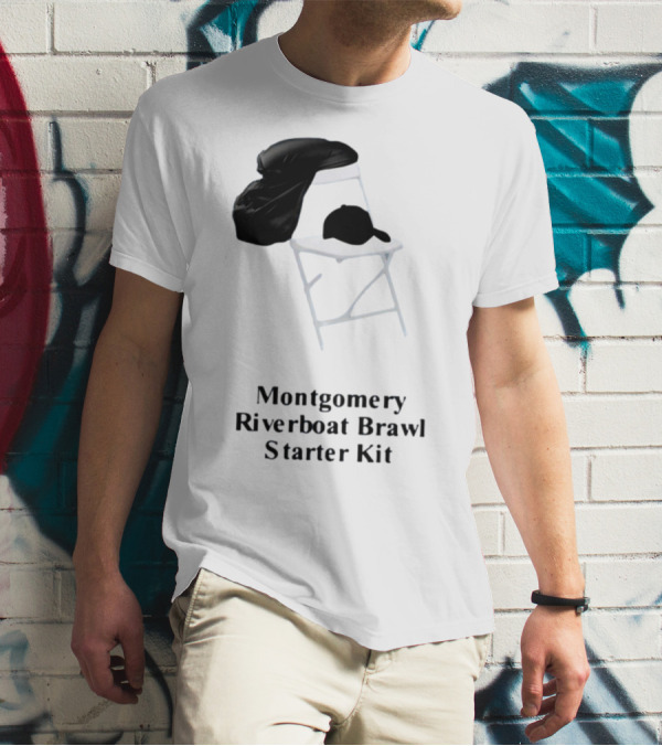 Montgomery Riverboat Brawl Starter Kit Folding Chair And Cap T-Shirt