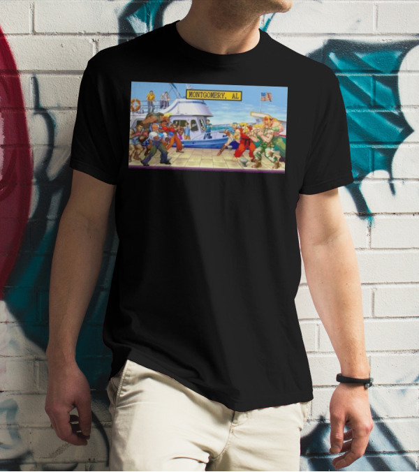Montgomery AL Boat Dock Brawl Showdown T-Shirt