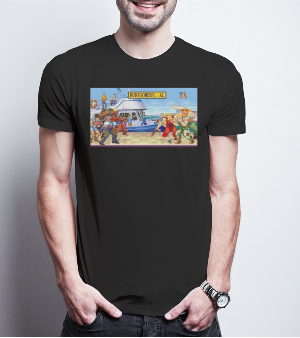 Montgomery AL Boat Dock Brawl Showdown T-Shirt