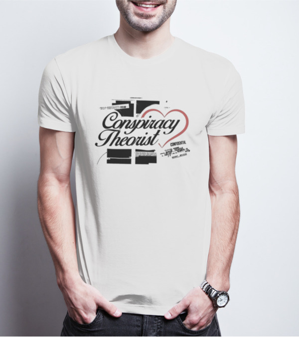 Conspiracy Theorist Heart Confidential T-Shirt