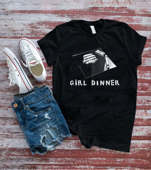 GIRL DINNER Edgy Mirror Concept With Razor And Lines T-Shirt