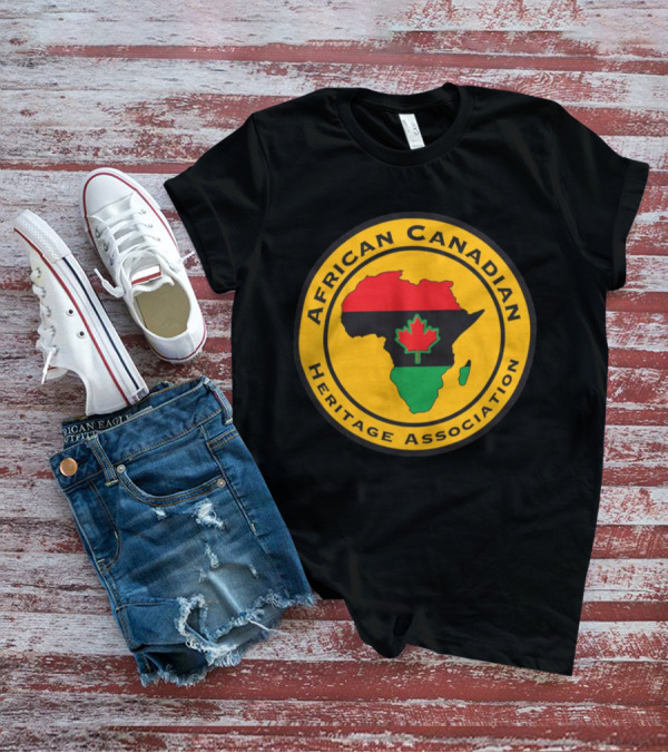 African Canadian Heritage Association Papa Burgundy T-Shirt