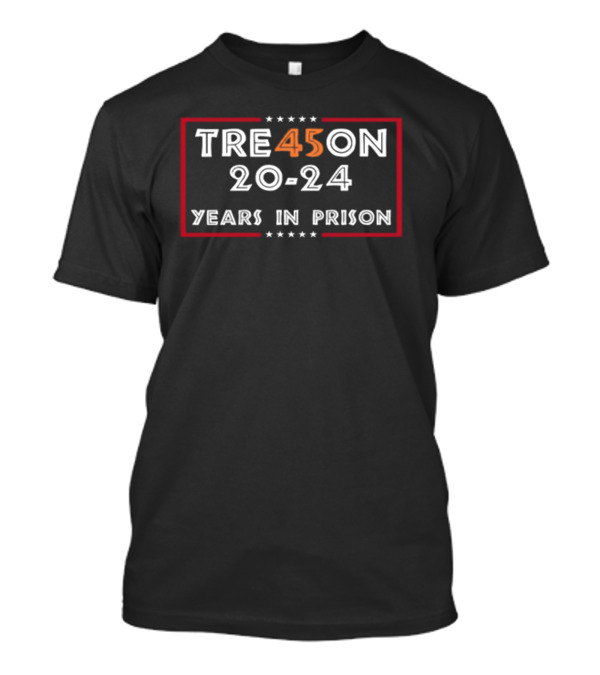 Emily Winston Tre45on 20-24 Years In Prison Stars Text T-Shirt
