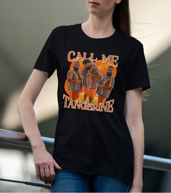 CALL ME TANGERINE DJ KHALED STRIPED T-Shirt