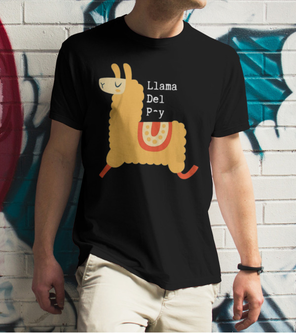 Llama Del P~y Funny Music T-Shirt