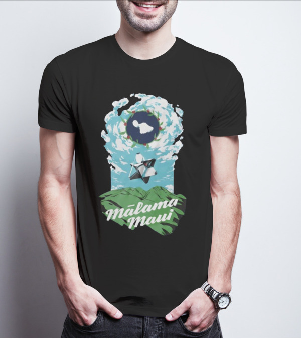 Bungie Foundation Malama Maui Island Cloud Ghost T-Shirt