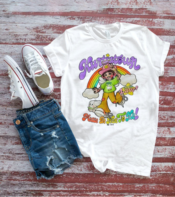 Kurtis Conner Kurtistown Please Be Nice To Me It's The Law Rainbow Character T-Shirt