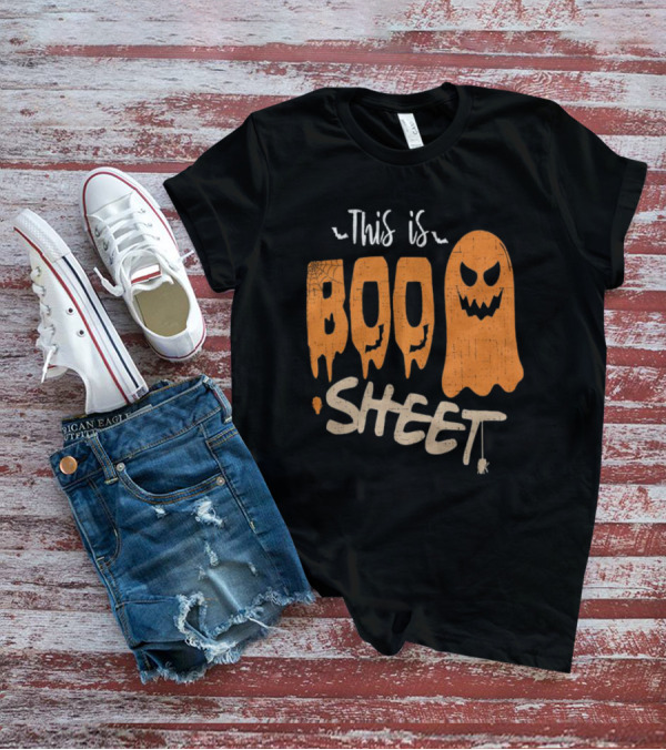 This Is Boo Sheet Halloween Ghost Puns T-Shirt