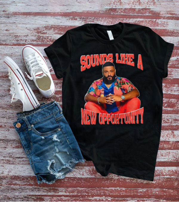SOUNDS LIKE A NEW OPPORTUNITY DJ KHALED SEATED IN VIBRANT FLORAL T-Shirt