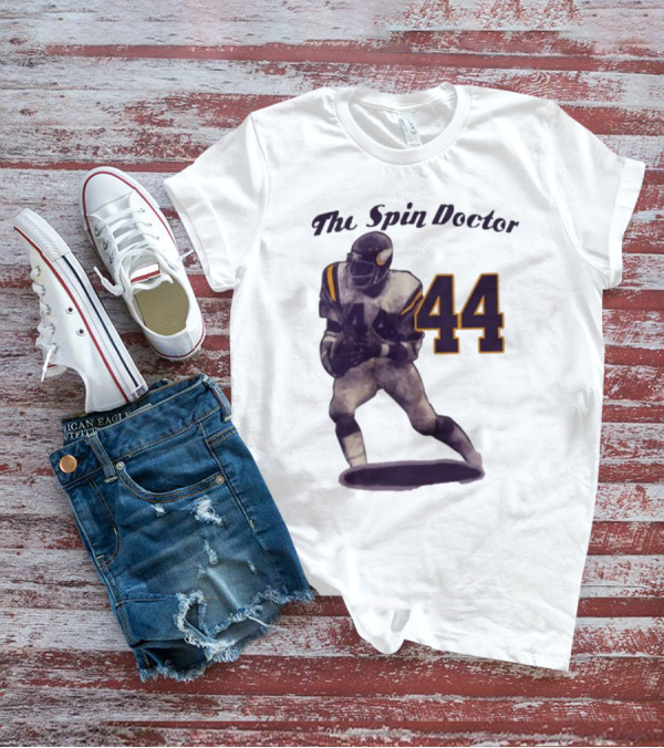 The Spin Doctor Chuck Foreman 44 Minnesota Vikings Legend T-Shirt