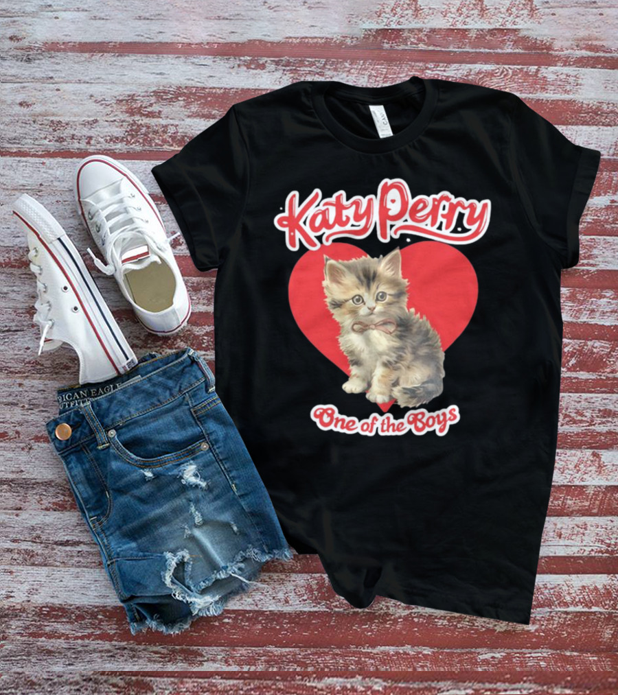 Katy Perry Cat One Of The Boys New T-Shirt