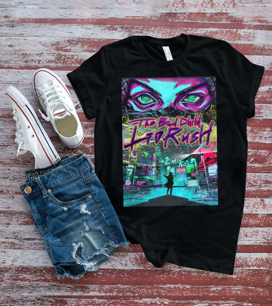 The Bad Child Lio Rush Cyber Punk Tokyo Neon Streetscape T-Shirt