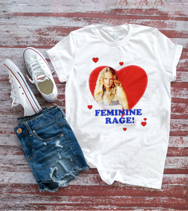 Feminine Rage Heart T-Shirt