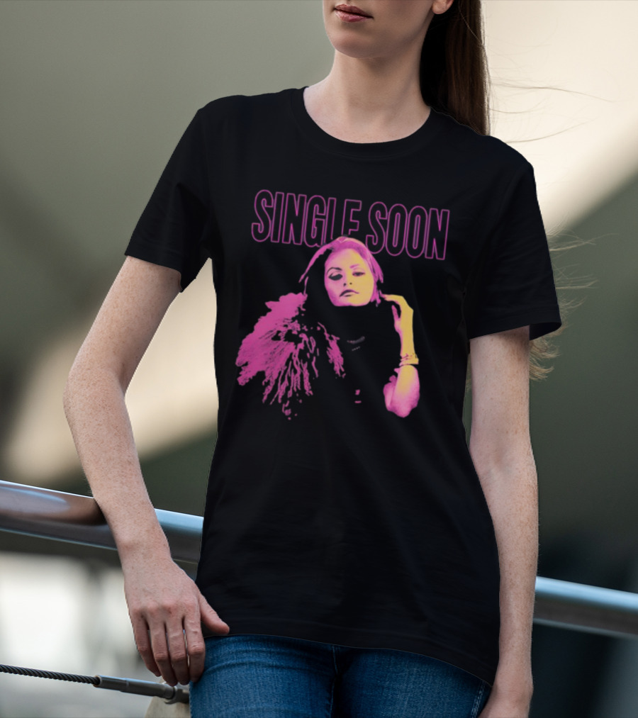 SINGLE SOON Fashion Icon Pink And Yellow T-Shirt