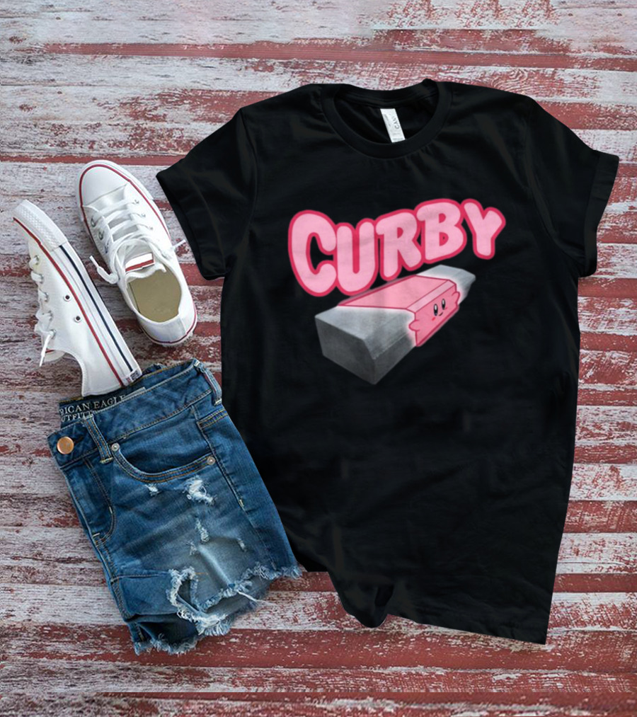 Curby Kirby Brick Meme T-Shirt
