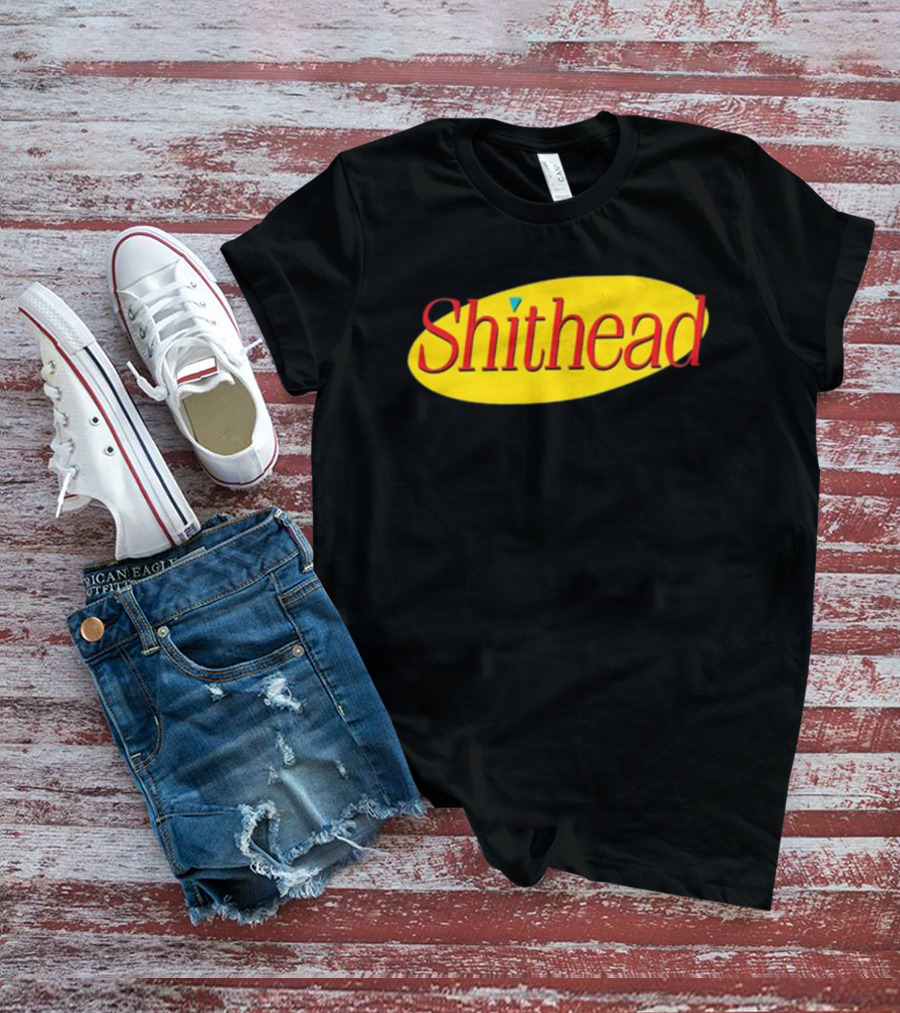 Shithead Yellow Oval T-Shirt