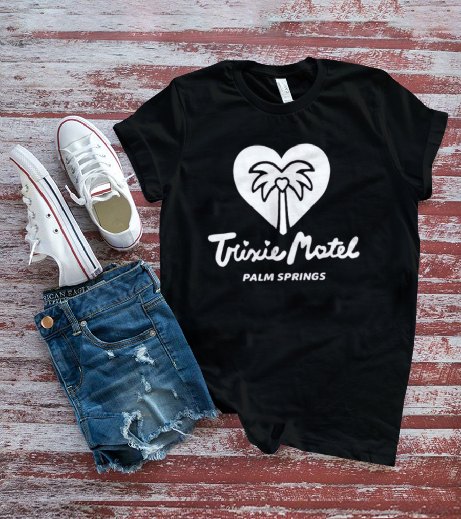 Trixie Motel Palm Springs Heart Tree T-Shirt