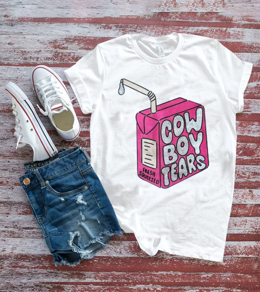 Cowboy Tears Fresh Squeezed Milk Carton T-Shirt