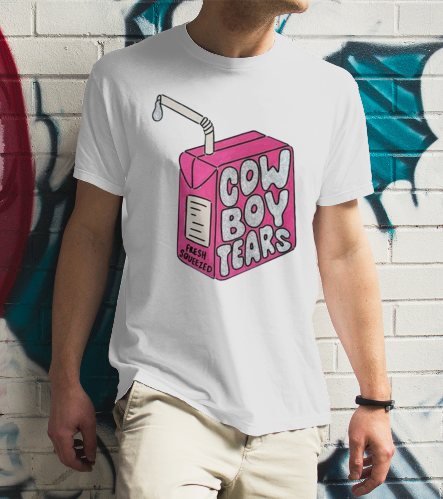Cowboy Tears Fresh Squeezed Milk Carton T-Shirt