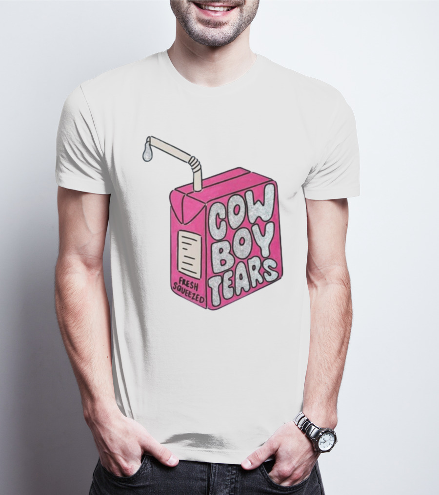 Cowboy Tears Fresh Squeezed Milk Carton T-Shirt