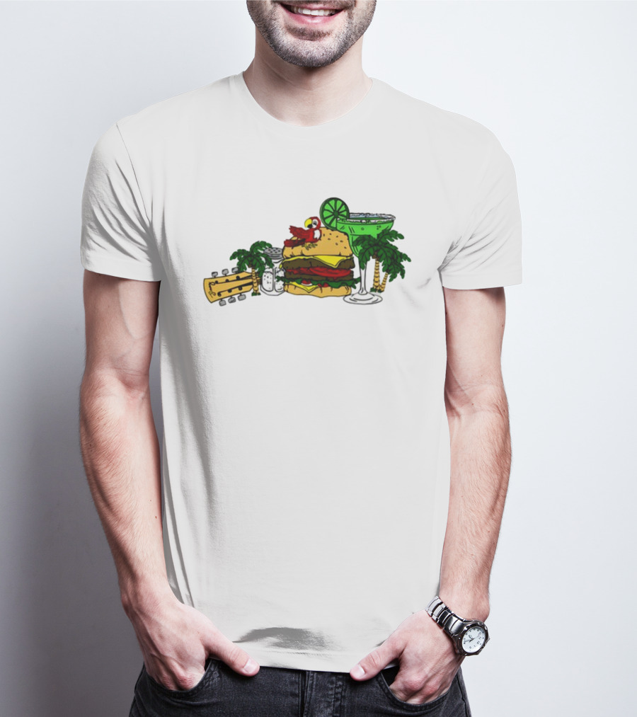 The Kentucky Cheeseburger Tropical Margarita Adventure T-Shirt