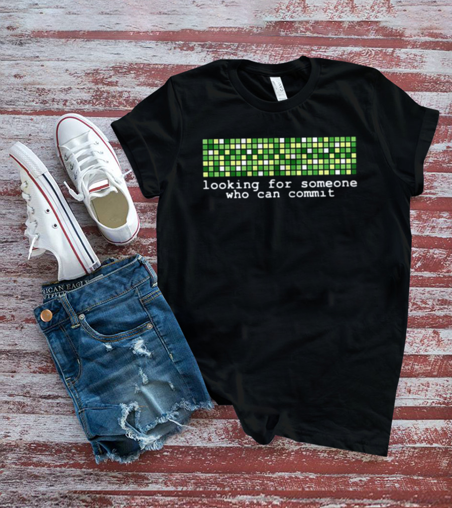 Madison Kanna Looking For Someone Who Can Commit Pixel Grid T-Shirt