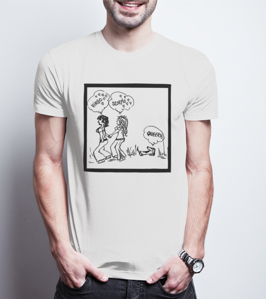 The Lesbian Tide 1971 Virgo Scorpio Queers T-Shirt