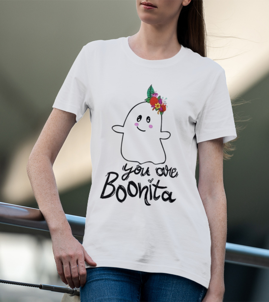 You Are Boonita Cute Ghost With Flower Crown T-Shirt