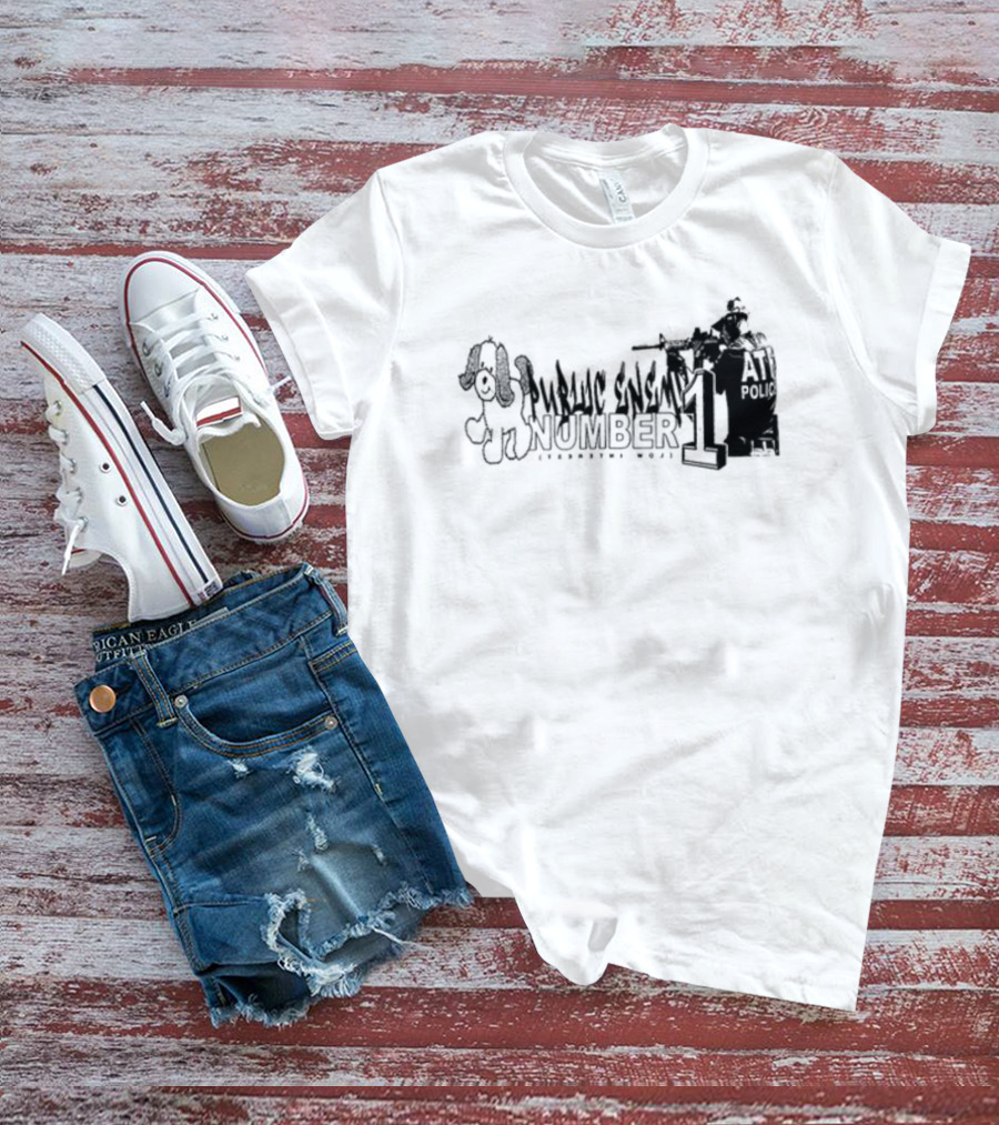 Lowinterestclothing Public Enemy Number One ATF Police Cartoon T-Shirt