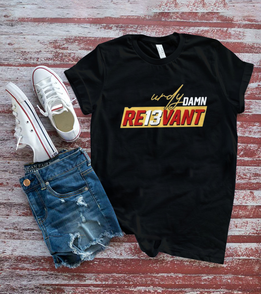 Purdy Damn RE13VANT Quarterback Number 13 Football T-Shirt