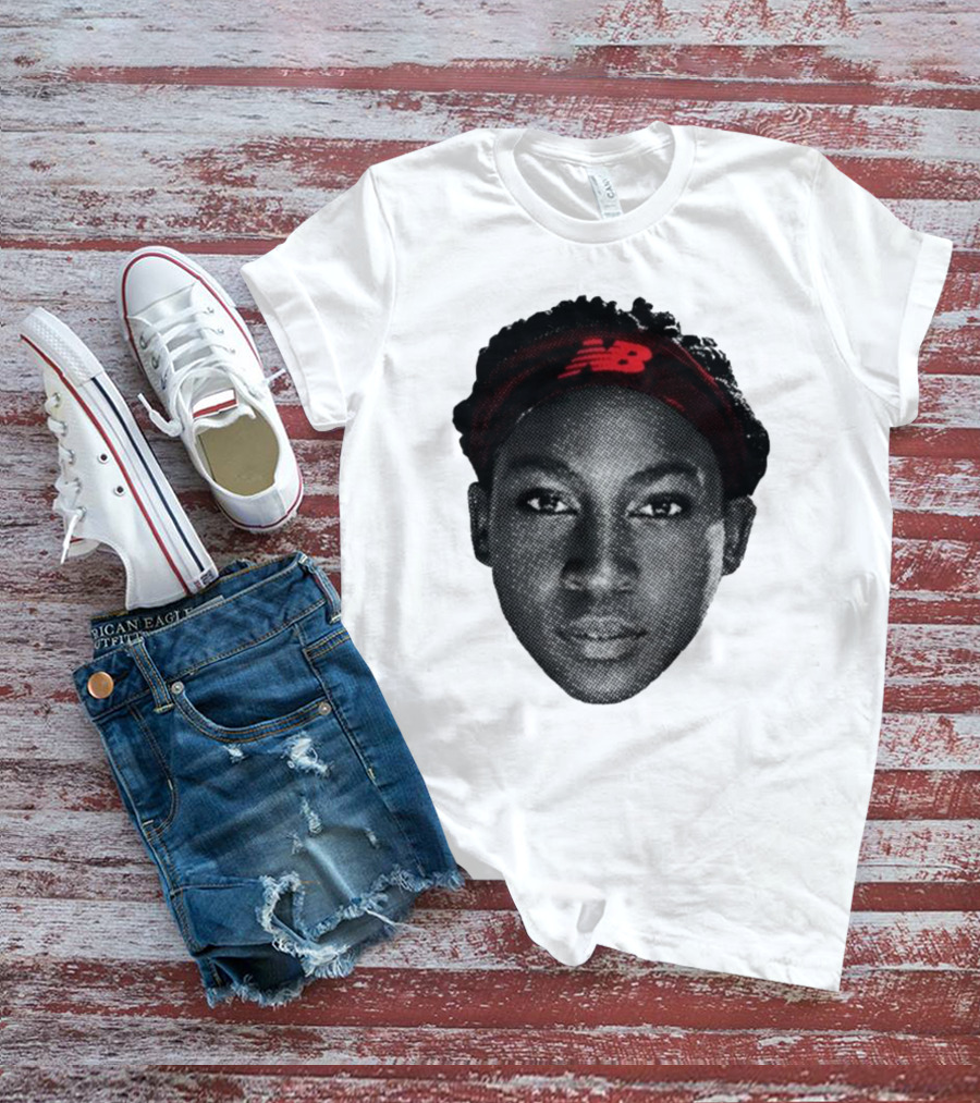 Coco Gauff Call Me Champion New Balance Face T-Shirt