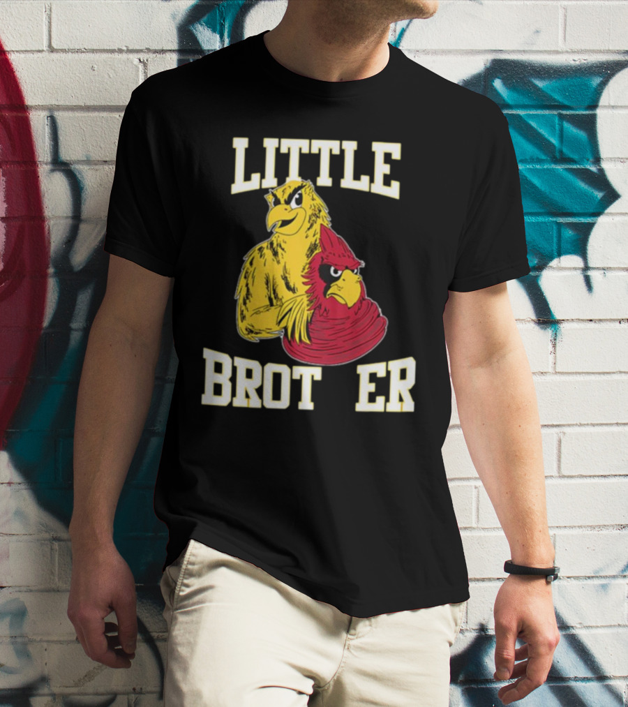 LITTLE BROTHER Iowa Hawkeyes Iowa State Cyclones Rivalry T-Shirt