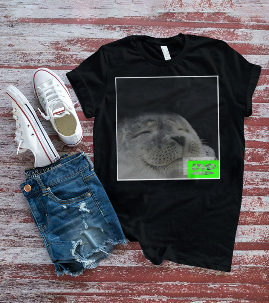Bouncing DVD Hits Corner Idle Screen Meme Relaxed Seal T-Shirt