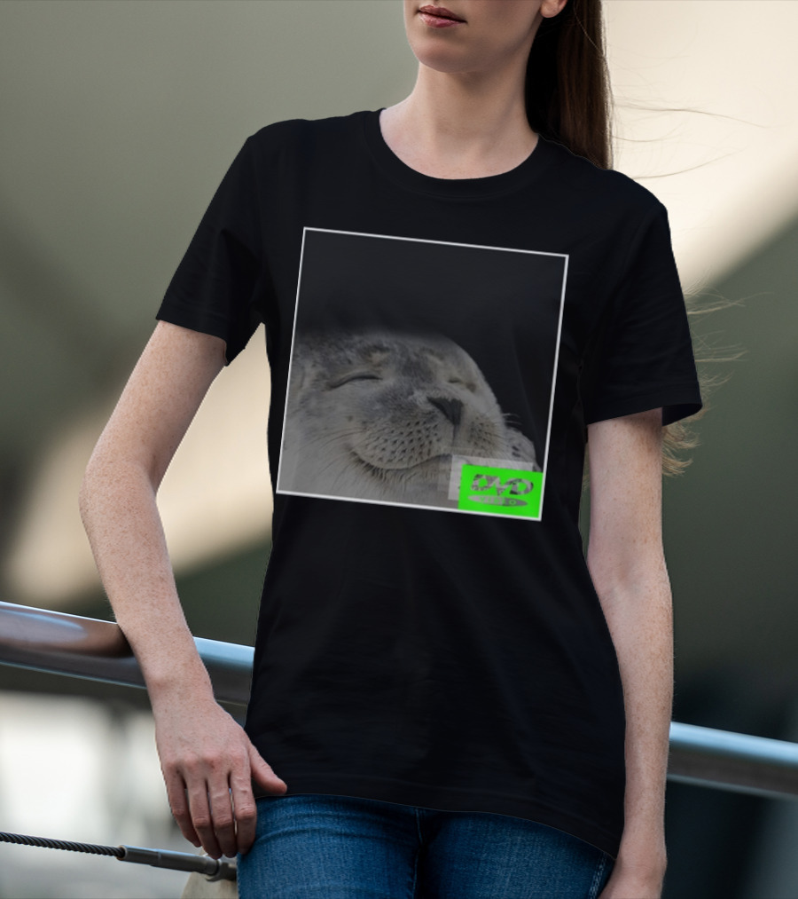 Bouncing DVD Hits Corner Idle Screen Meme Relaxed Seal T-Shirt