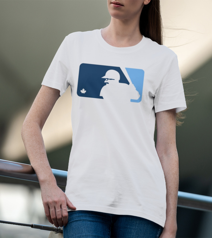 Davis Schneider's Babe Schneider Baseball Silhouette With Canadian T-Shirt