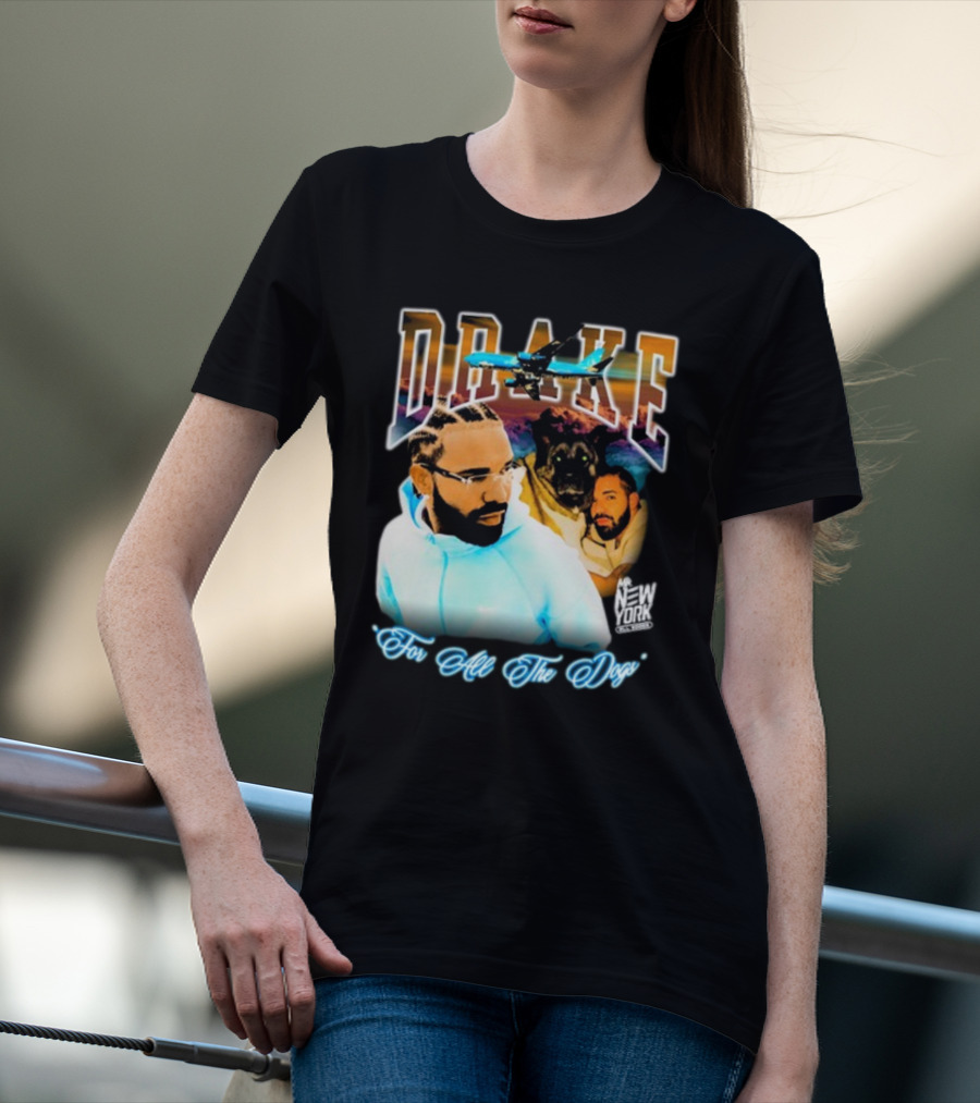 Drake Night Mr New York X All Goods For All The Dogs T-Shirt