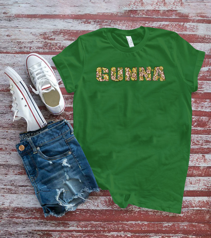 Gunna Wunna Floral Pattern Wun Night Only T-Shirt