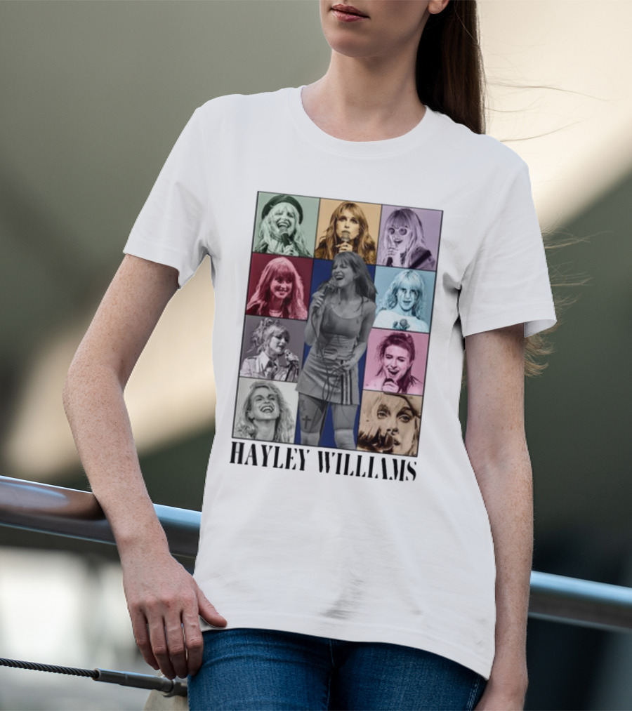 Vuccie Hayley Williams Paramore Collage Pop Art Photos T-Shirt