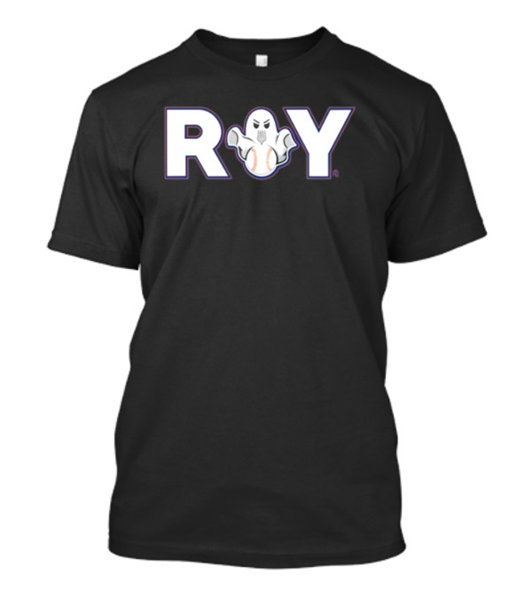 ROY Baseball Ghost T-Shirt