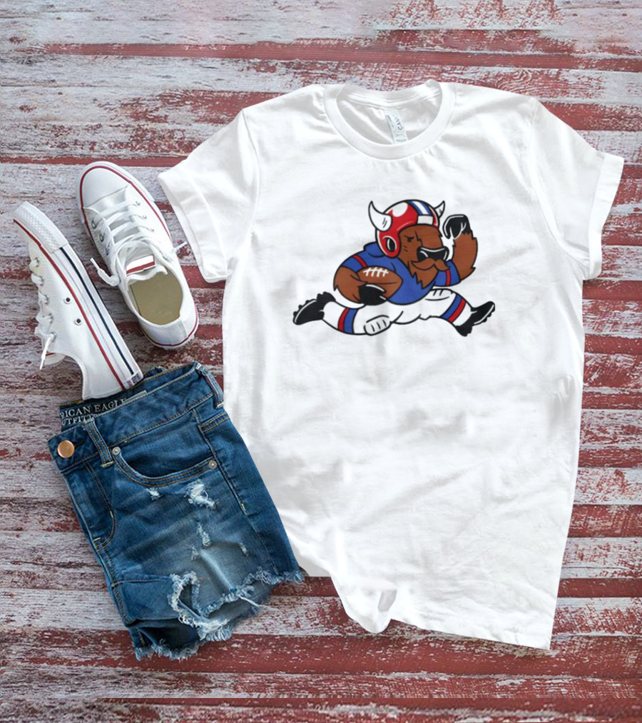 Buffalo Bison Football Run Monopoly Style 26Shirts Monopolizing Wins T-Shirt