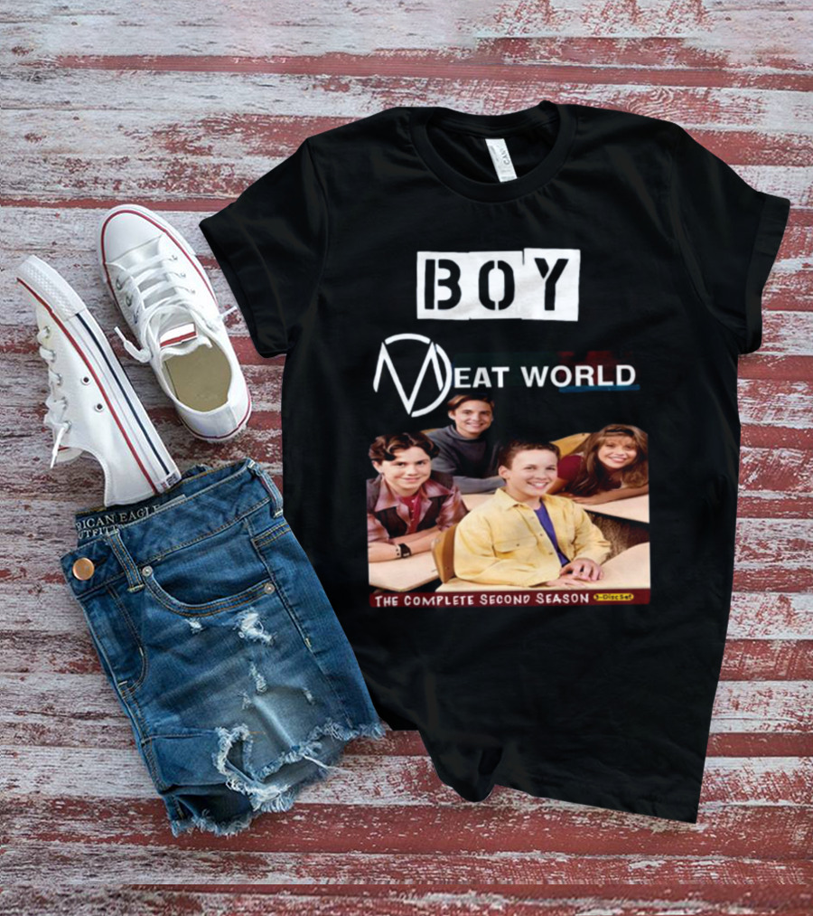 Boy Meat World The Complete Second Season DVD Cast Classroom T-Shirt