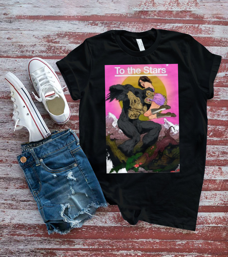 To The Stars Bigfoot Comic By Thomas Tenney T-Shirt