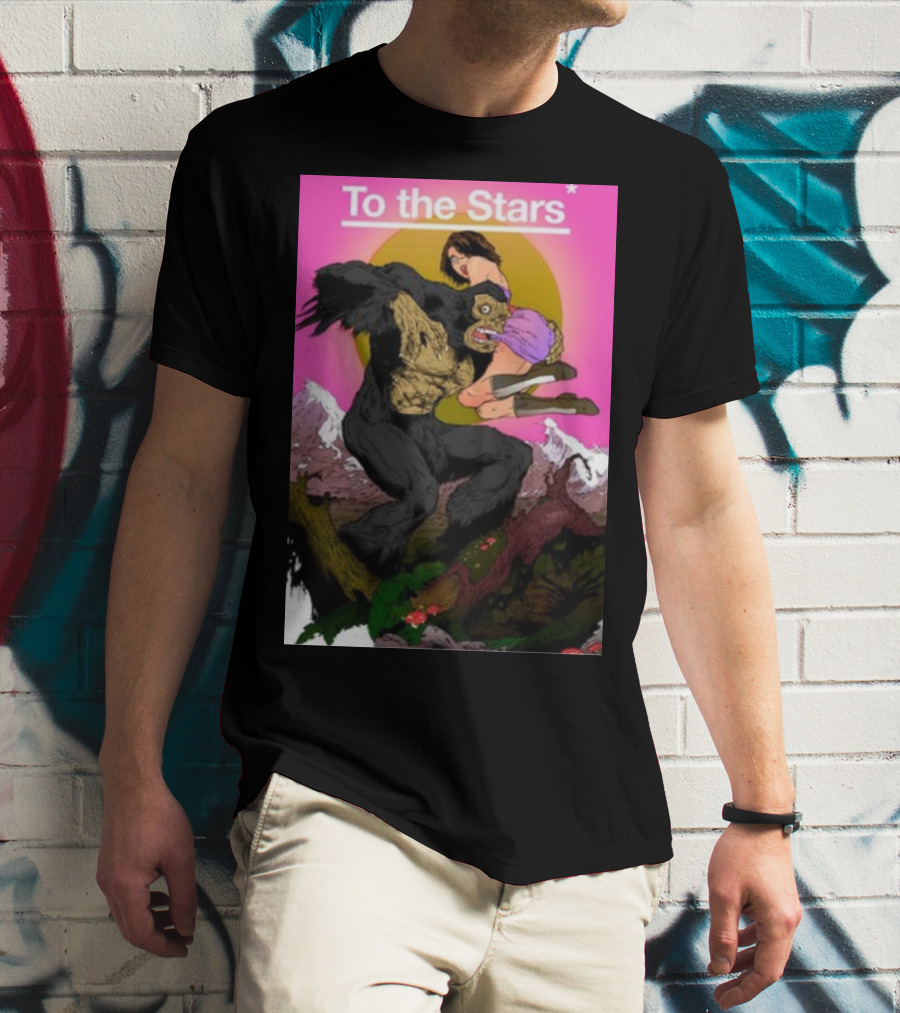 To The Stars Bigfoot Comic By Thomas Tenney T-Shirt